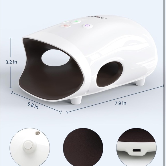 Cordless Hand Massager with Heat and Compression for Arthritis and Carpal Tunnel - Picture 3 of 12